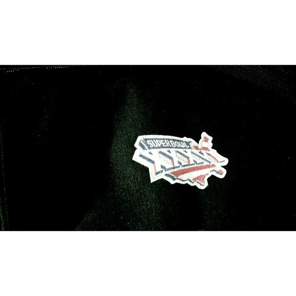 Super Bowl XXXVI Vintage Black Shoulder Travel Bag Patriots vs Rams 2002